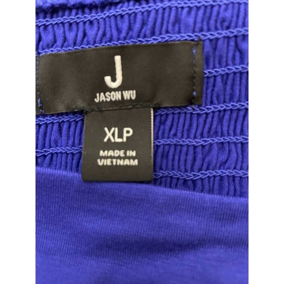 J Jason Wu Knit Midi Dress w/ Shirred Hem Detail XL PETITE (404) - Picture 4 of 8